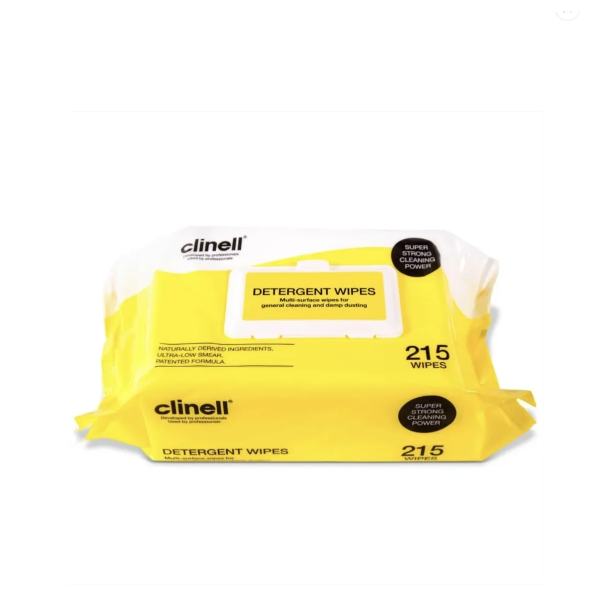 Clinell Detergent Wipes 215 medical supply product image for UK healthcare use